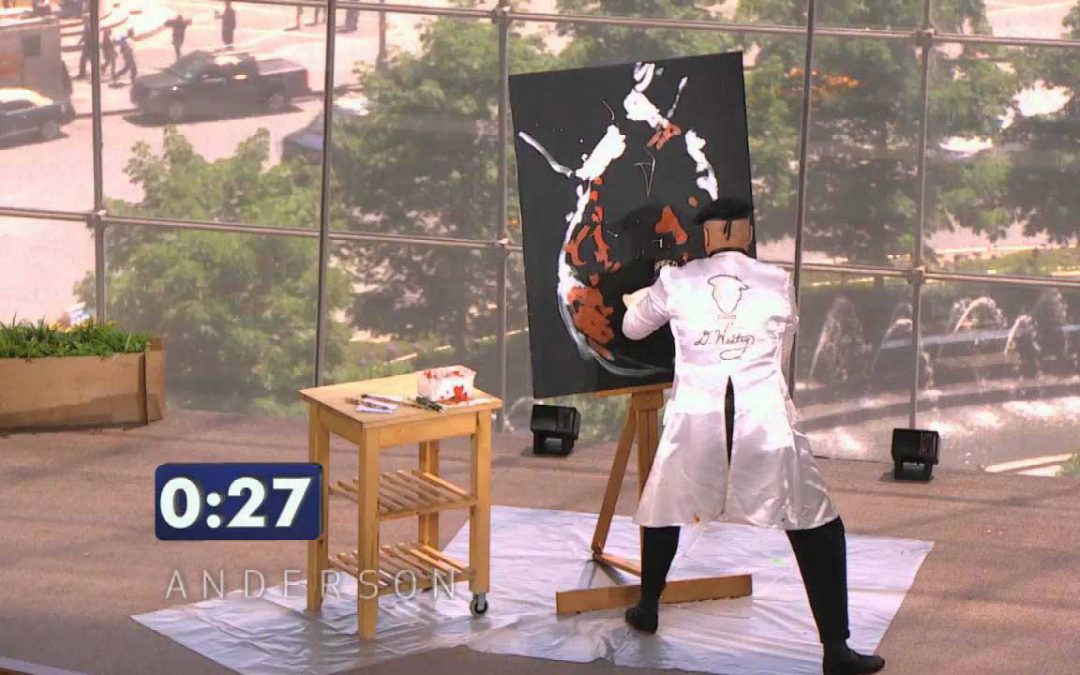 ▶ Speed Painter Takes Stage and WOWs the Judges