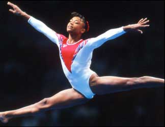 ▶ Young Dominique Dawes Gettin’ It – 1996 Olympics Event Finals Floor