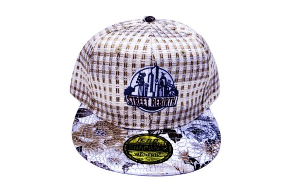 Brown Stitched Snapback Hat