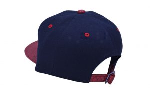 Red And Black SnakeSkin Strapback Hat
